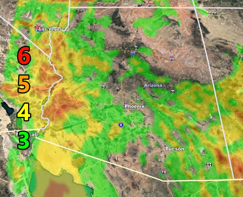 High Wind Warning and Wind Advisory Arizona Weather Force