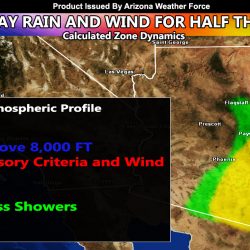 Detailed Dynamics; Weather System To Move Into Arizona on Thursday; Mainly North and East Half Of The State Affected