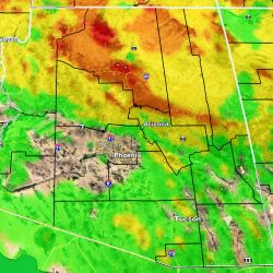 High Wind Warning and Wind Advisory Issued Across Most of Arizona; Excluding Most of The Phoenix Valley