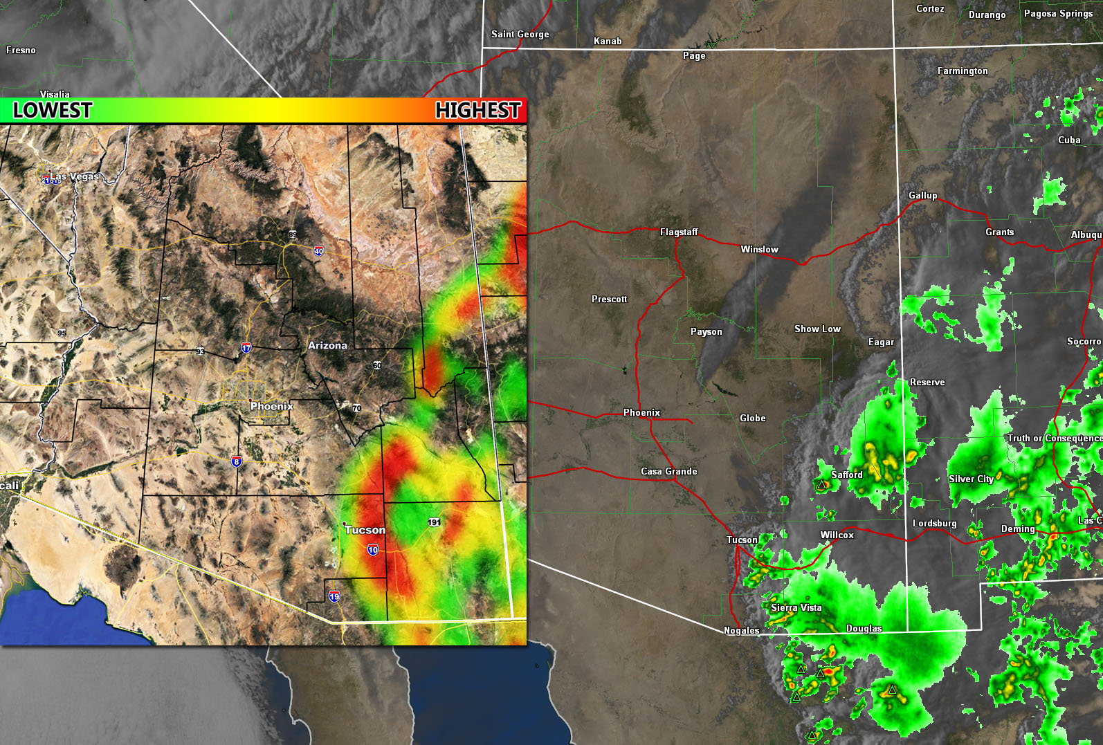 Arizona Monsoon Starts With Normal Influence, Expected To Gain Control