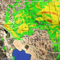 Monday North Wind Gust Forecast For Arizona – Martin Wind Gust Intensity Model Inside Article