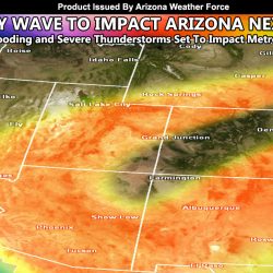 Easterly Wave To Hit Most of Arizona With Heavy Rain and Thunderstorms By Mid to End This Next Week
