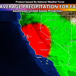 Fall 2020 Forecast Projected To Have Above Average Precipitation For Southwest United States For Catastrophic Flooding In Burn Areas ; National Weather Force