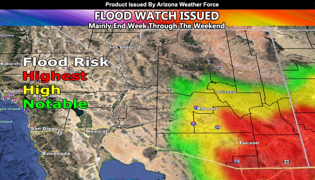 Flood Watch Issued For More Of Widespread Rainfall and Storms Through
