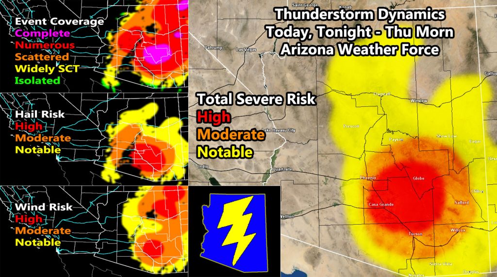 Enhanced Severe Thunderstorm Watch Issued For I10 Corridor from