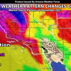 Weather Changes Coming; Martin Storm Pattern For December 2021 Begins This Week Across The Southwest United States; First Details