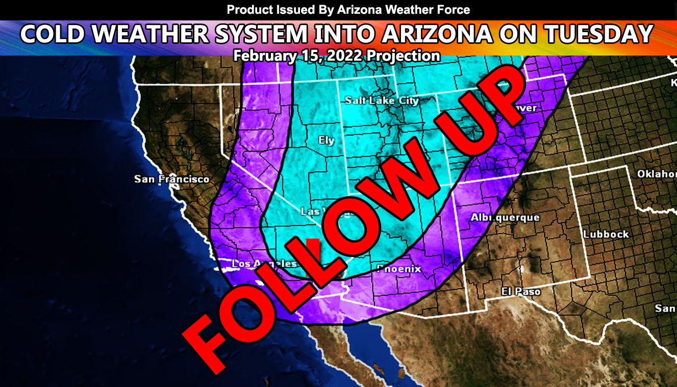 Cold Storm System To Move Across Arizona On Tuesday; Wind Alerts Issued