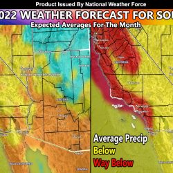 March 2022 Weather Pattern Forecast For The Southwestern United States;  A Month Of Tease
