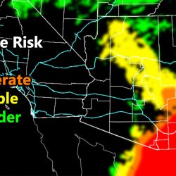 Arizona Monsoon Forecast Details and Map for Tuesday July 19, 2022 – All Metros Targeted