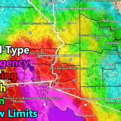Hurricane Kay:  Two AZWF Flood Alerts Issued Across The Western half of Arizona