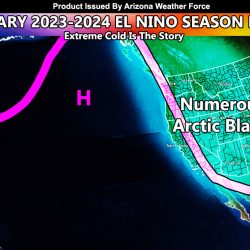 Preliminary El Nino Forecast for the Southwestern United States for the 2023-2024 Season: Extreme Cold Projected