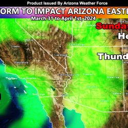 Storm System to Move Through Arizona for Easter Sunday, Lasting Through Monday