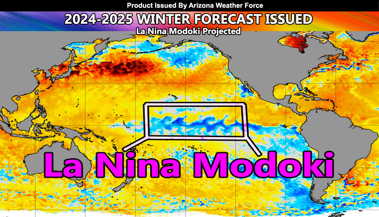 2024-2025 Arizona Winter Season Forecast:  Signs of La Nina Modoki Brings Interesting Forecast