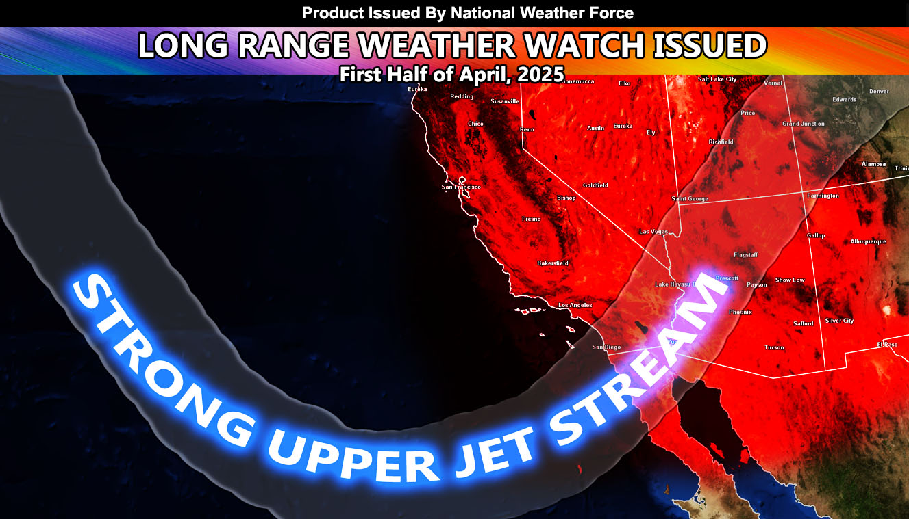 Long Range Weather Watch Issued For a Storm Pattern for the First half of April, in a Raiden Storm Pattern